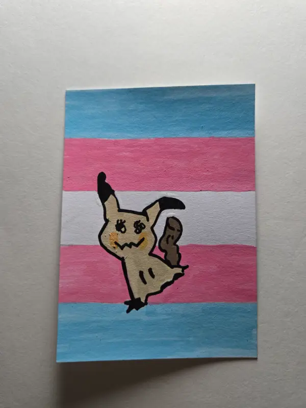 Mimikyu #2 aceo art card