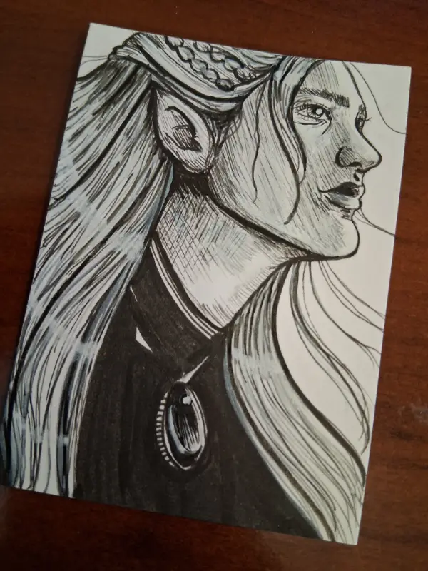 Legolas - Book Version aceo art card