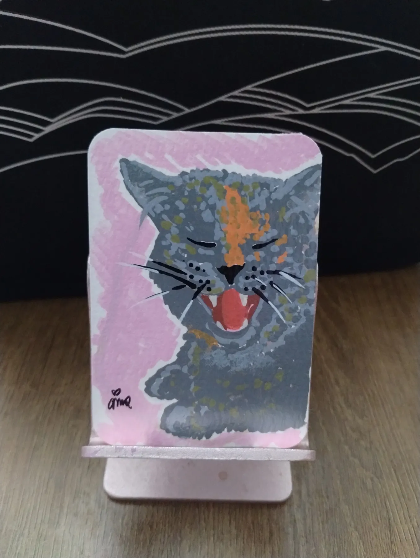 Cats series 7/8 aceo art card