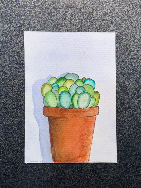Mystical Moonstone aceo art card
