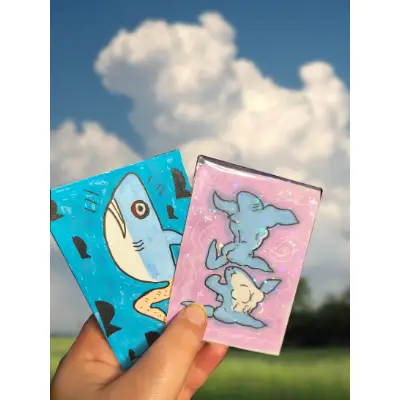 Reverse mermaid aceo art card thumbnail 2