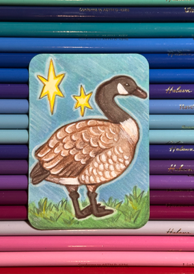 goose aceo art card thumbnail 1