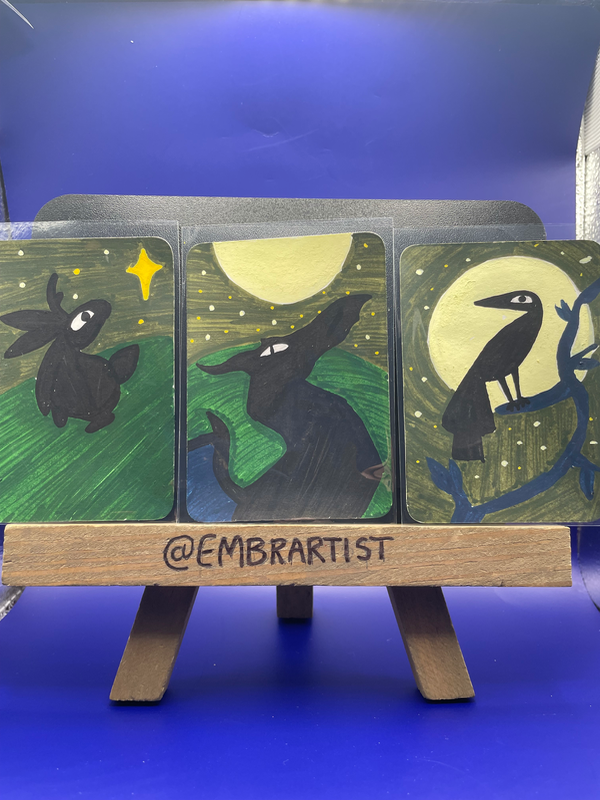 Under Night collection aceo art card