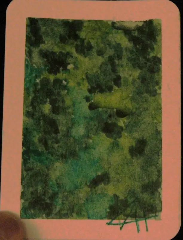 Looks like Moss aceo art card