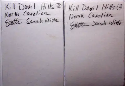 Kill Devil Hills Cyanotype Original Art ACEO aceo art card thumbnail 3