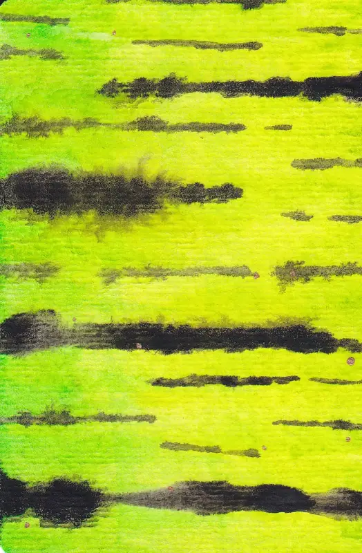 acidicgreen aceo art card
