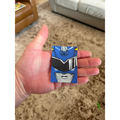OG Blue Ranger aceo art card thumbnail 2