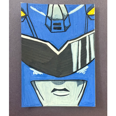 OG Blue Ranger aceo art card thumbnail 1
