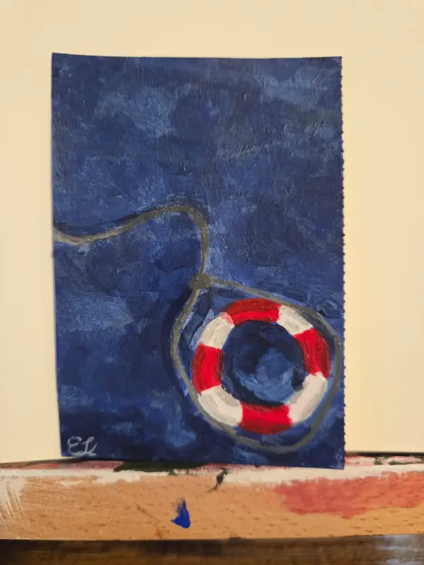 Lifeguard aceo art card