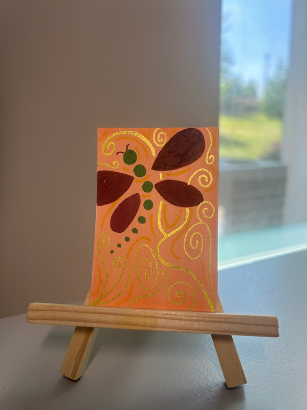 goldenfly aceo art card