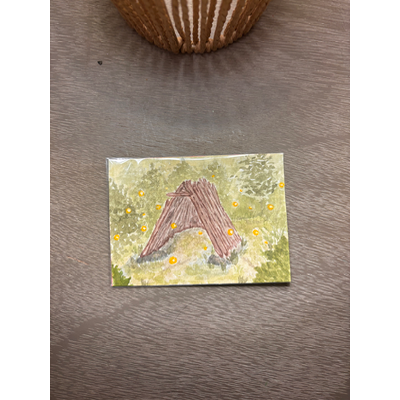 Childhood fort aceo art card thumbnail 2
