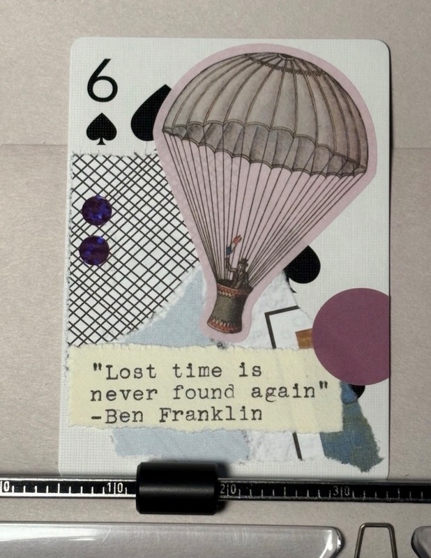 Ben Franklin #1 quote card by Mazerzine Philadelphia aceo art card
