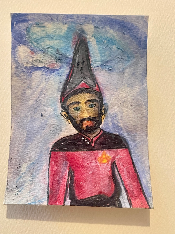 #2 and a half aceo art card