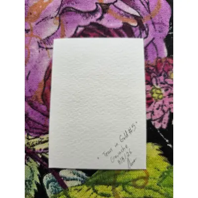 Tears in Gold #5 aceo art card thumbnail 2