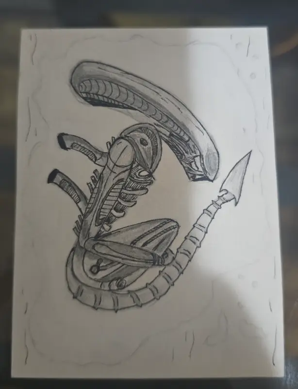 Alien Isolation aceo art card