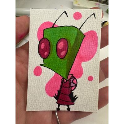 Zim aceo art card thumbnail 2