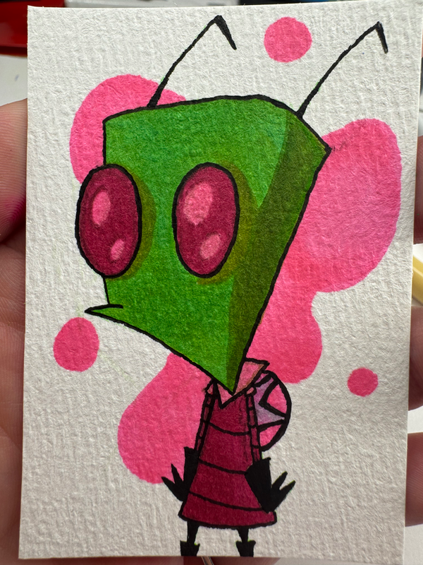 Zim aceo art card