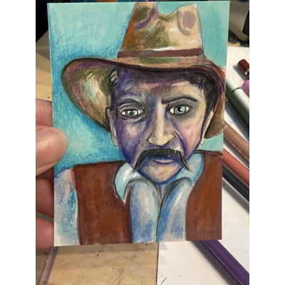 Chess aceo art card thumbnail 2