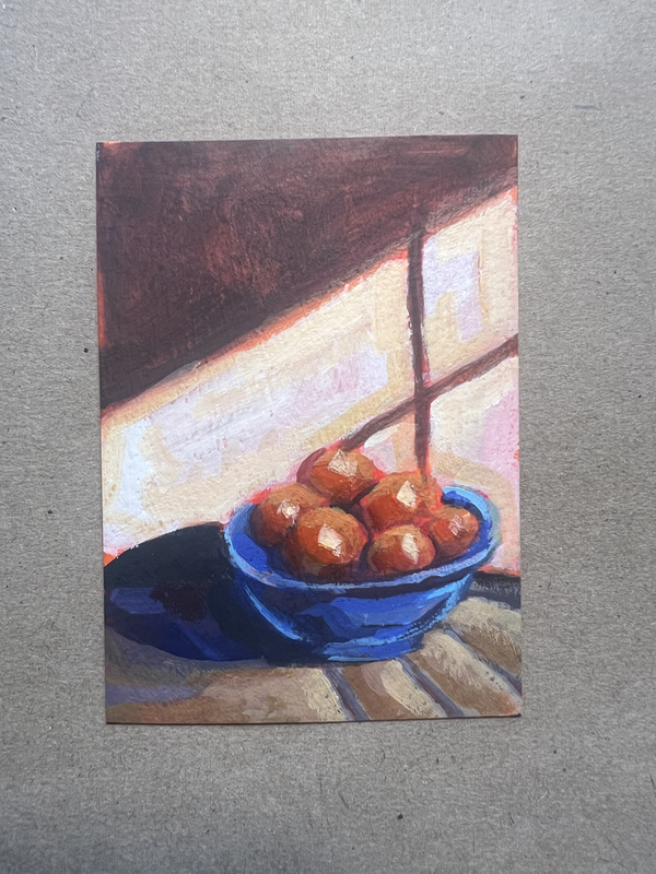Afternoon Oranges aceo art card