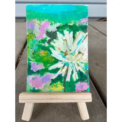 Clover Crown aceo art card thumbnail 1