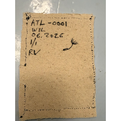 Original Hand-Stitched Textile ACEO - Iris After They Left - ATL-0001 aceo art card thumbnail 2