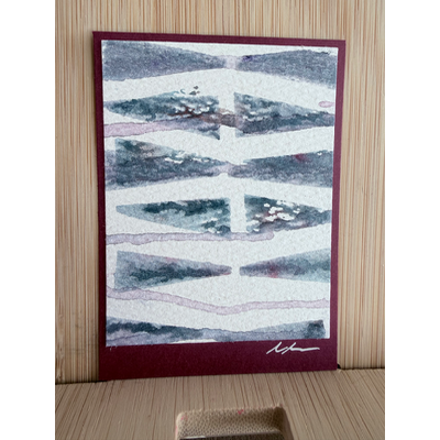 Triangular aceo art card thumbnail 1