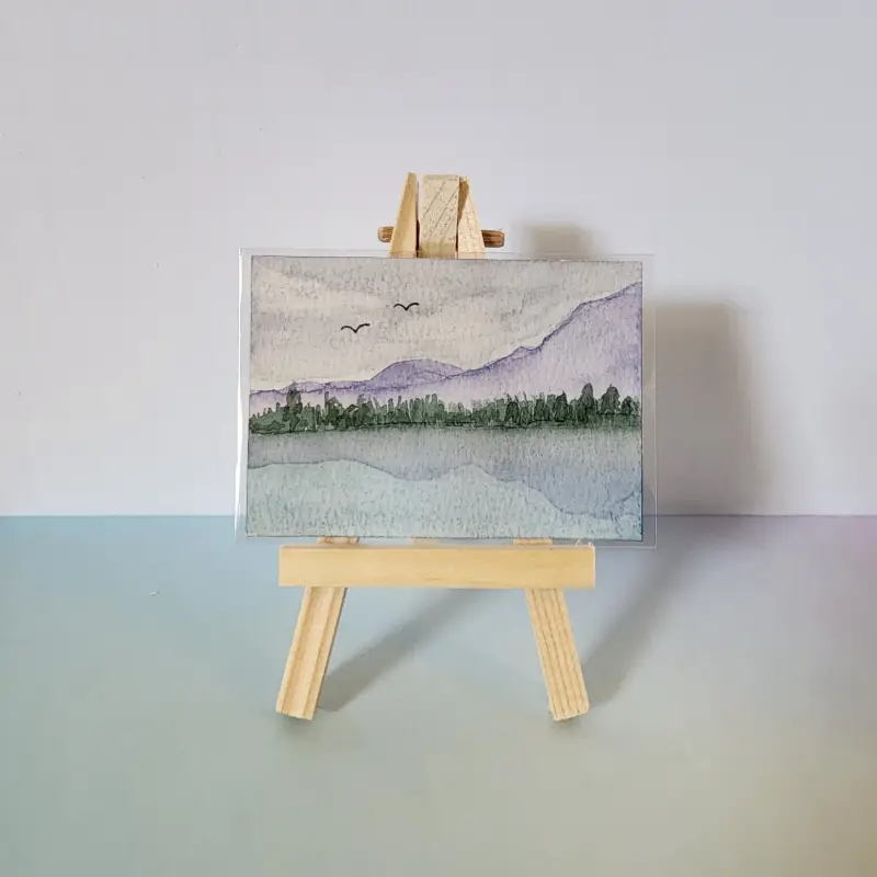 Nessie-less aceo art card