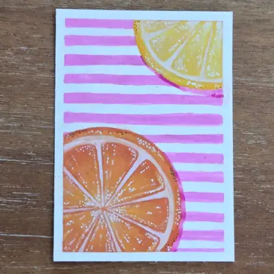Citrus aceo art card thumbnail 2