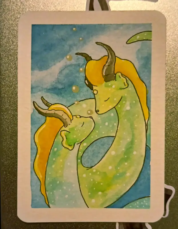 Friends Of The River aceo art card