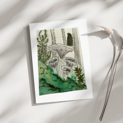 Mushroom Forests 1,2,&3 aceo art card thumbnail 1