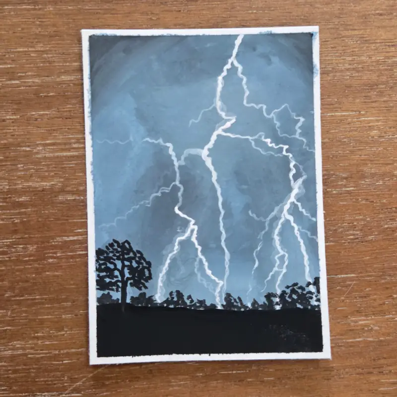 Strike aceo art card
