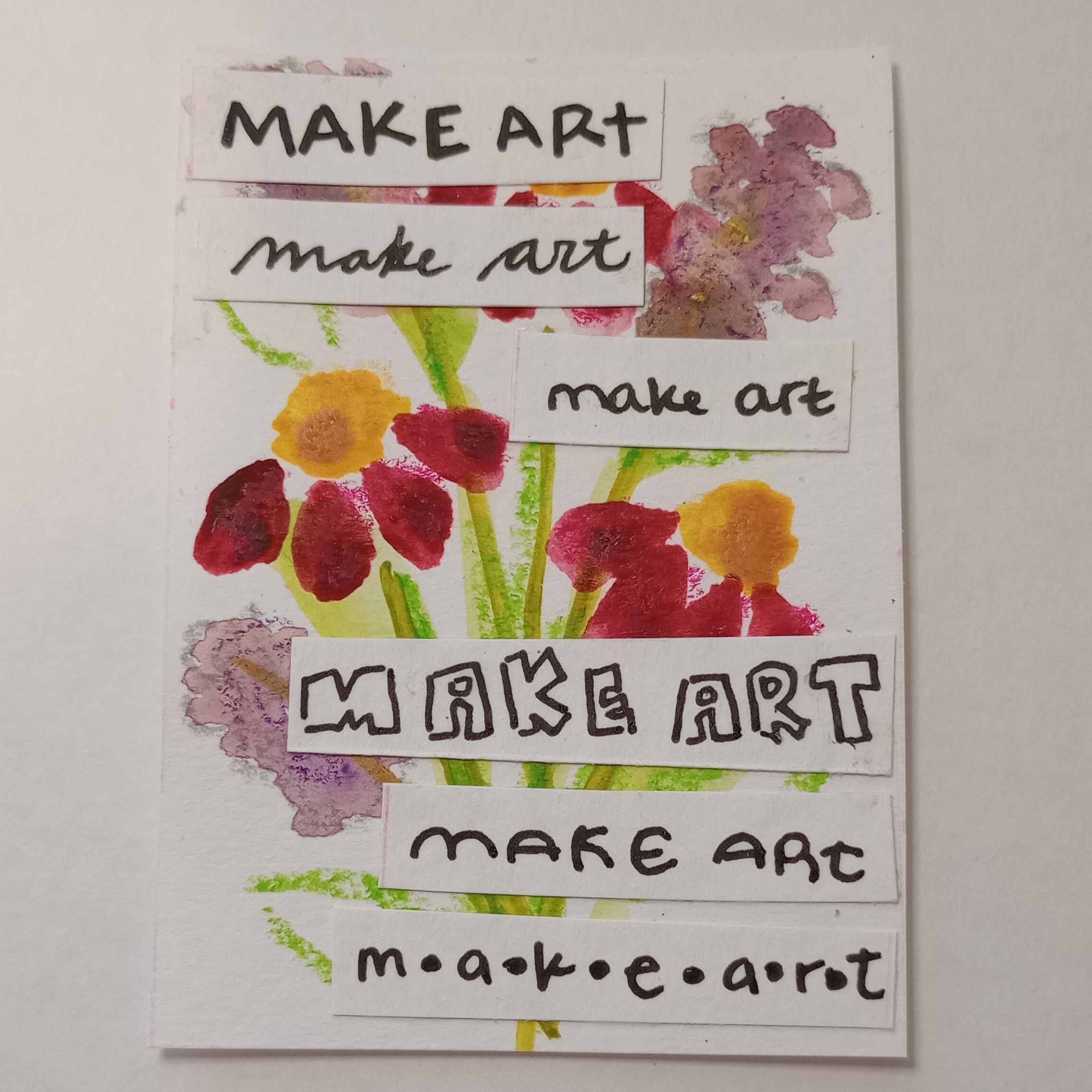 Make art aceo art card