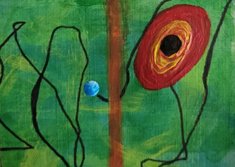 The Long Way Home aceo art card