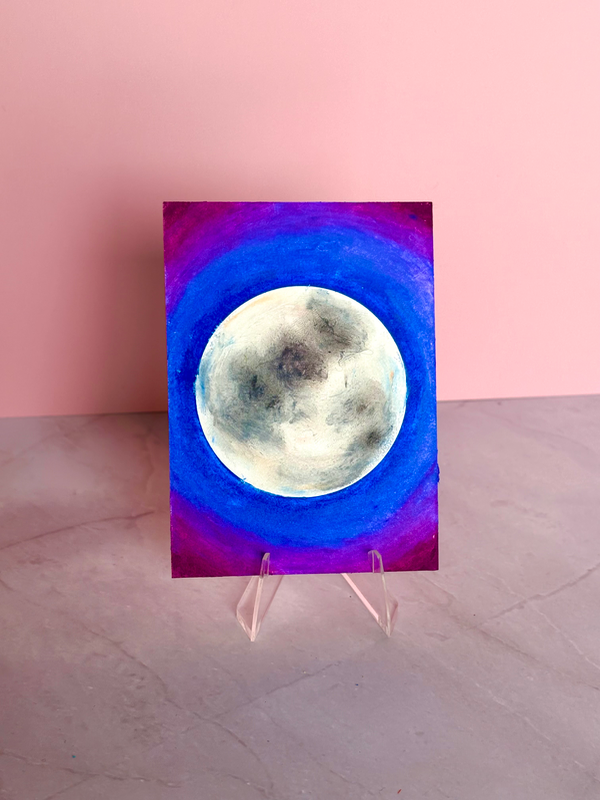 Moonlit Aura aceo art card
