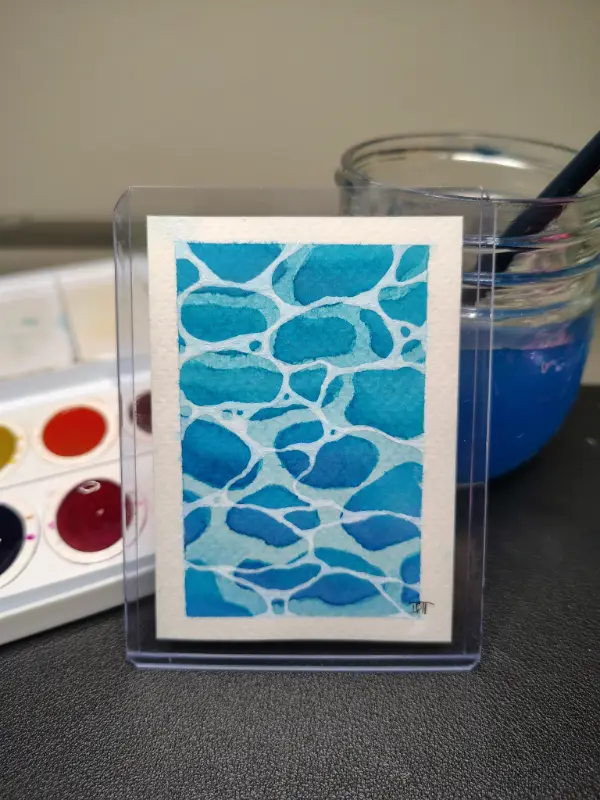 Cool Waters aceo art card