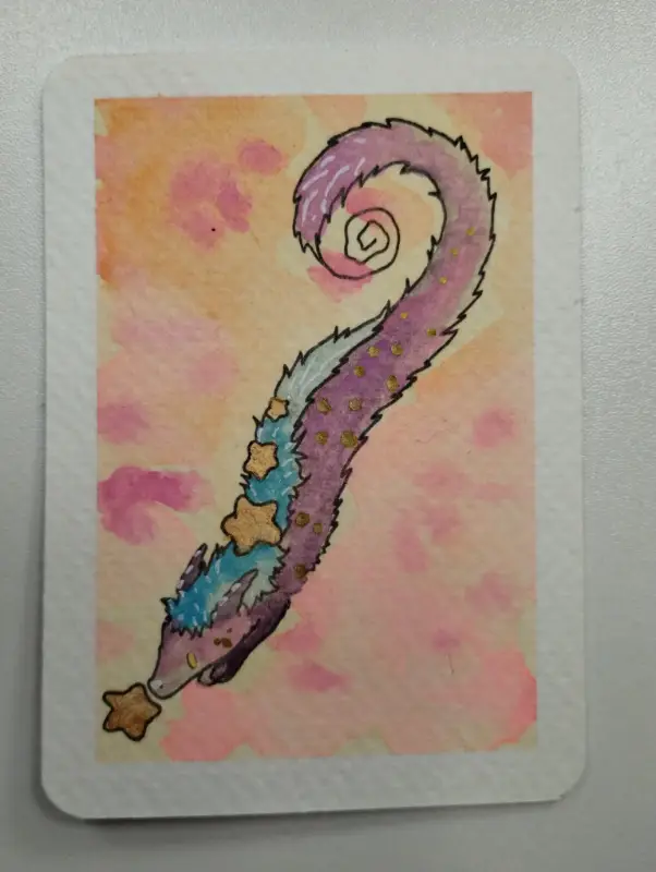 Star Faired aceo art card