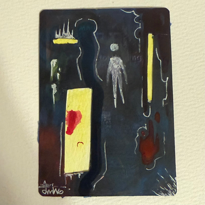 Mirror aceo art card thumbnail 2