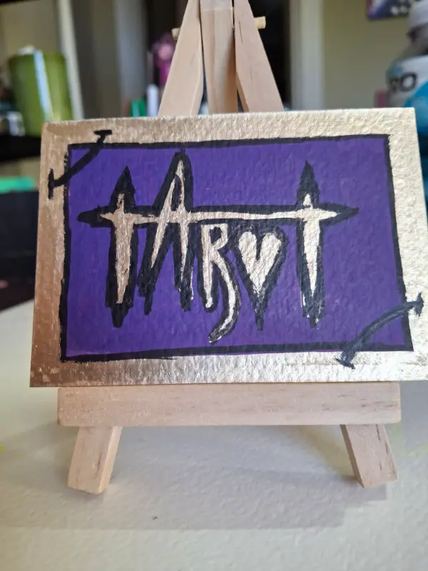 Tarot aceo art card