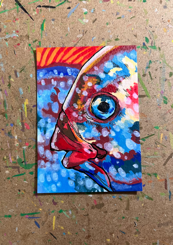 Opah aceo art card