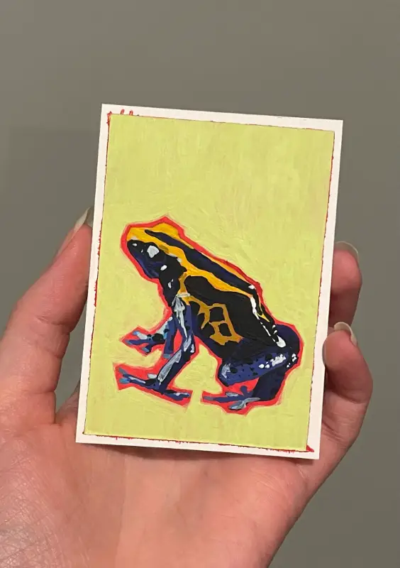 Dart Frog 1 aceo art card