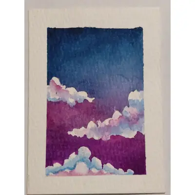 Mystical night #2 aceo art card thumbnail 1