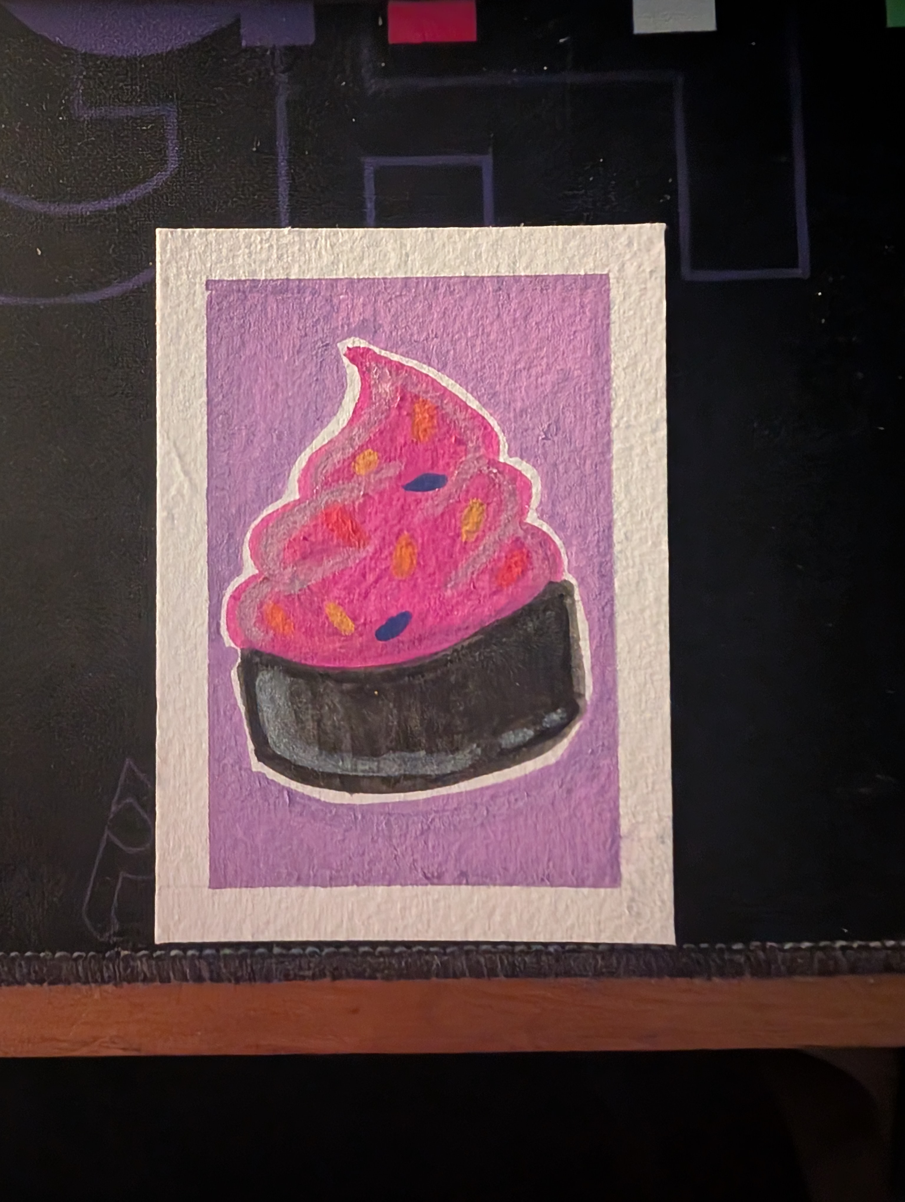 "Icing.. or whatever the Ref said..." aceo art card thumbnail 1