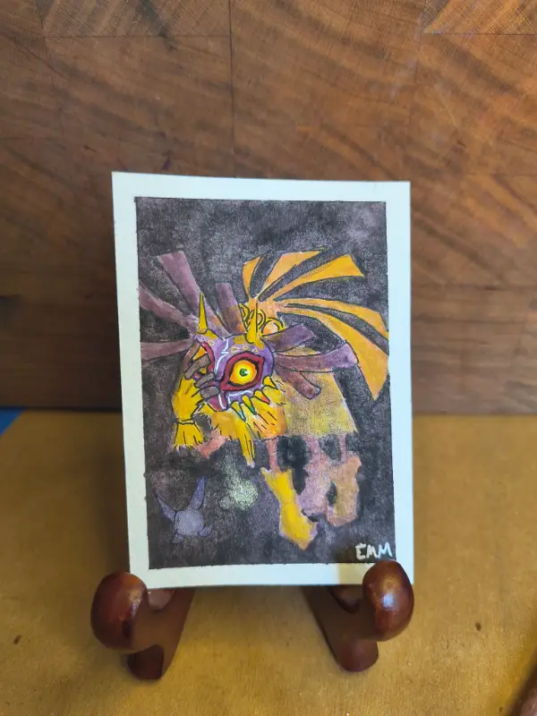 Skull Kid (Zelda Fan Art) aceo art card