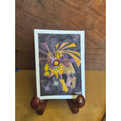 Skull Kid (Zelda Fan Art) aceo art card thumbnail 1