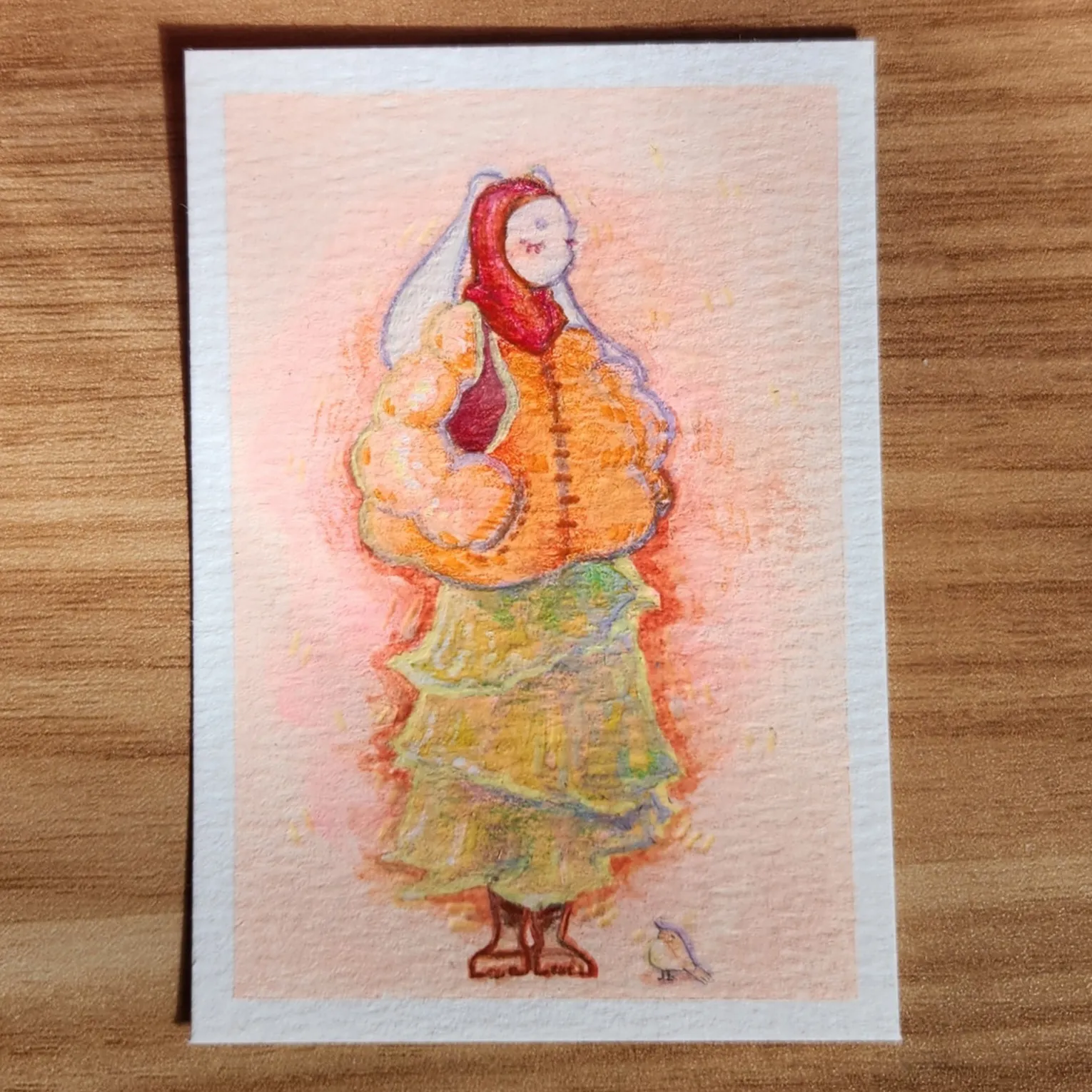 poise aceo art card