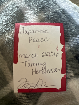 Japanese Peace aceo art card thumbnail 2