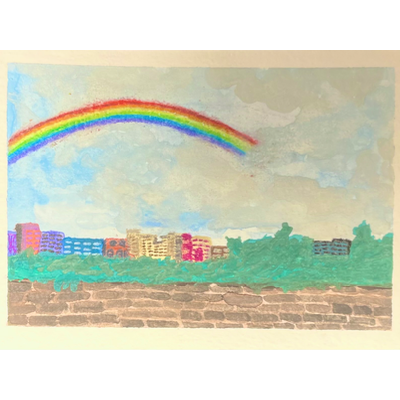 City of Colors aceo art card thumbnail 2