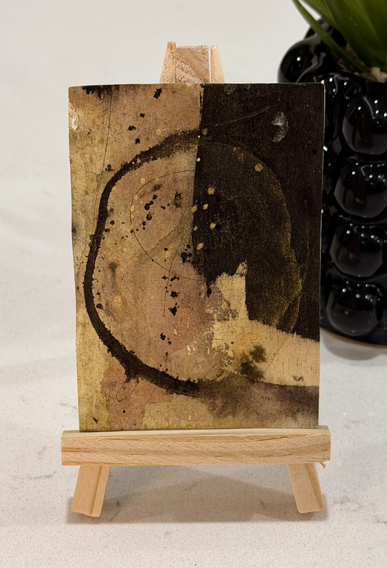 Held Between Shadows I aceo art card