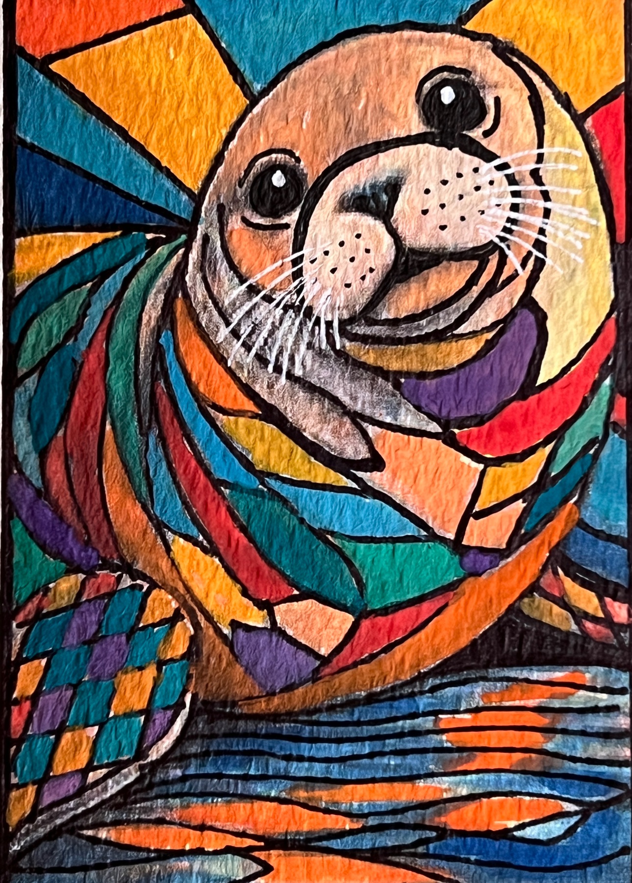 Seal #2 aceo art card