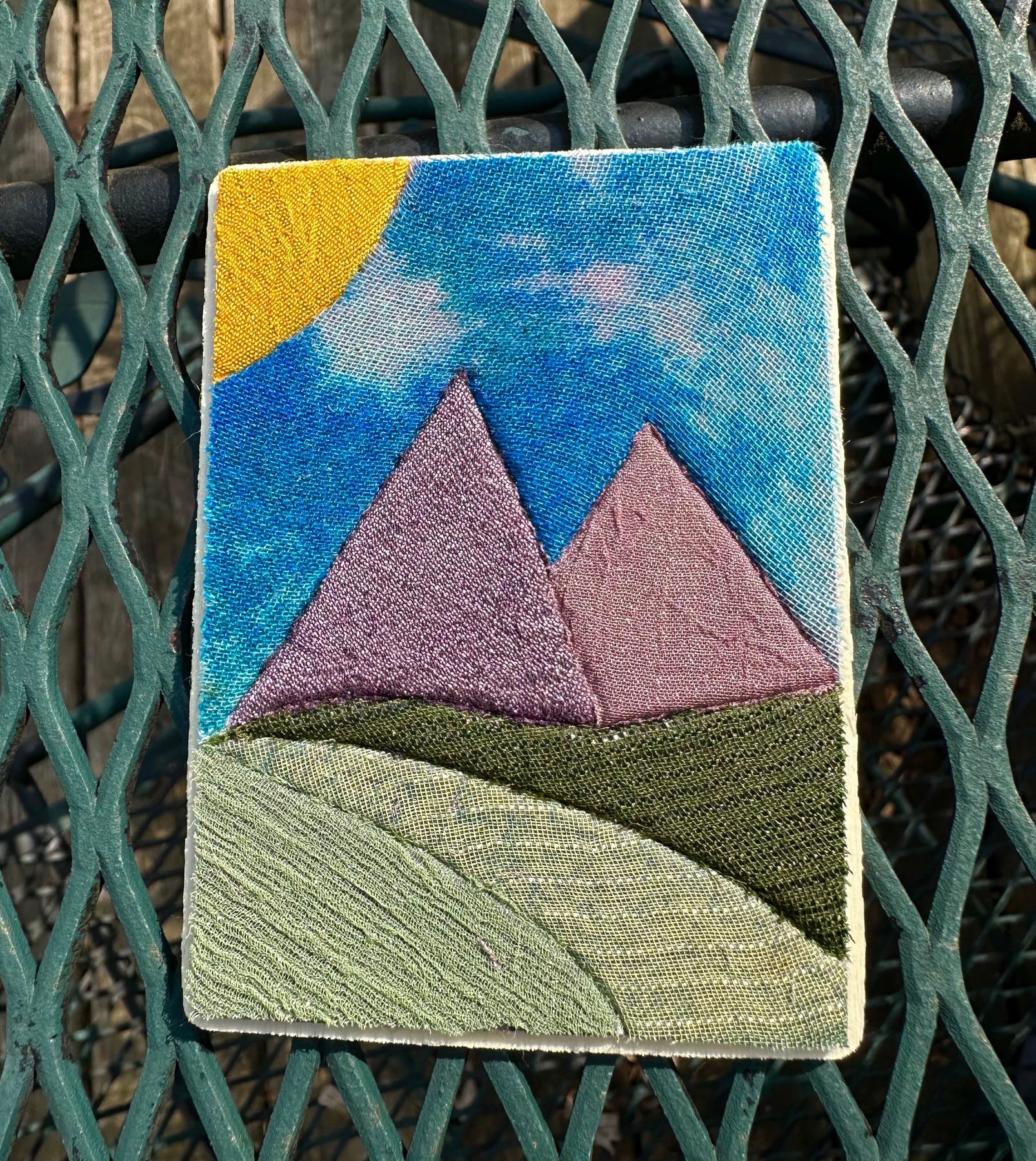 “Purple Mountain” Kinusaiga aceo art card